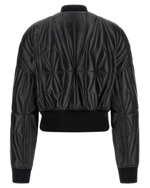 Moncler Black Moncler Rick Owens Zip-Up Quilted Jacket for men