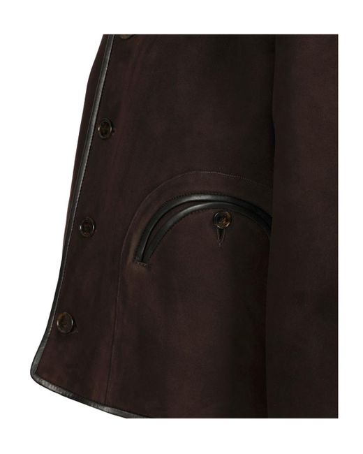 Blazé Milano Black Blazé Milano Gliss Bolero Reversible Shearling Jacket