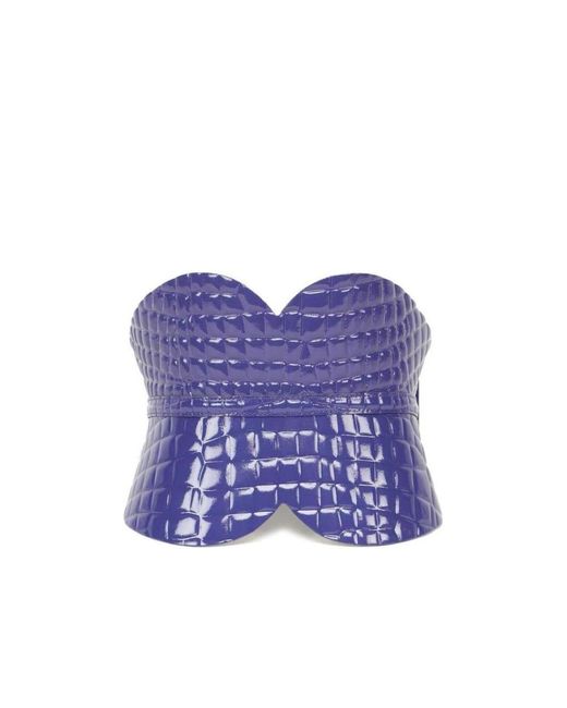 Aniye By Blue Embossed Belt
