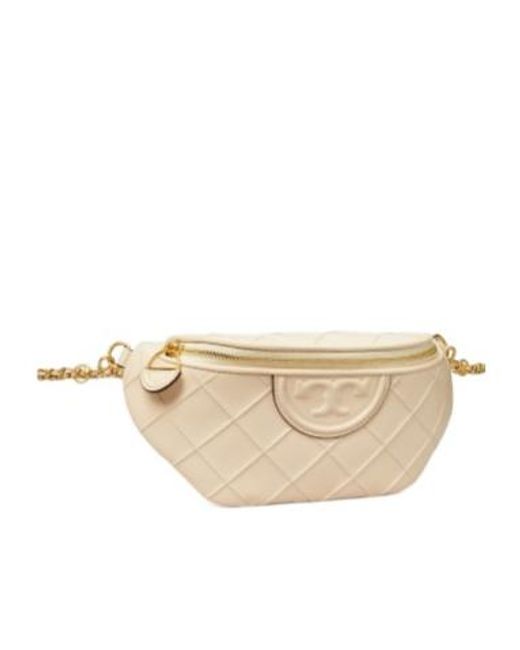 Tory Burch Natural Fleming Soft Convertible Belt Bag