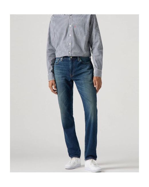 Levi's Blue 511 Logo Patch Slim-Fit Jeans for men