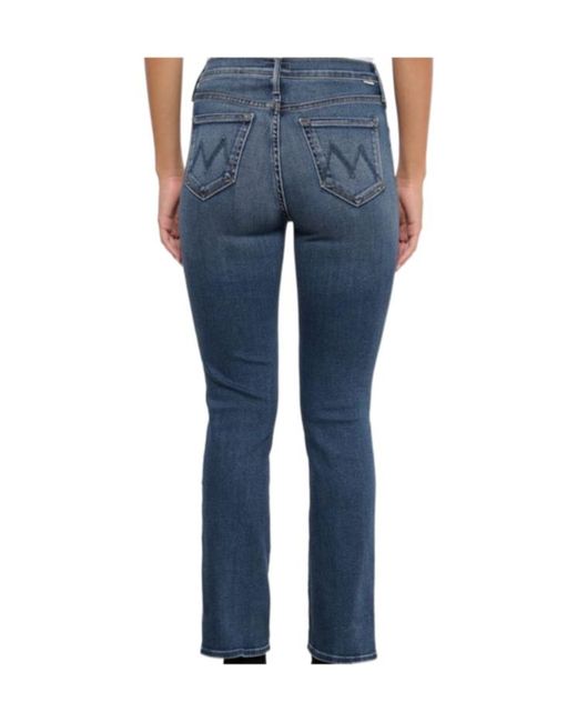 Mother Blue Belt Loop Jeans
