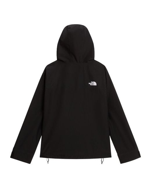 The North Face Black Hooded Waterproof Shell Jacket for men