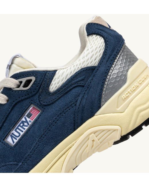 Autry Blue Hyperway Low-Top Sneakers for men