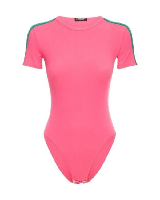 DSquared² Pink Logo Jumpsuit