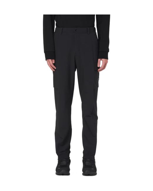 Duvetica Black Logo Detail Casual Pants for men