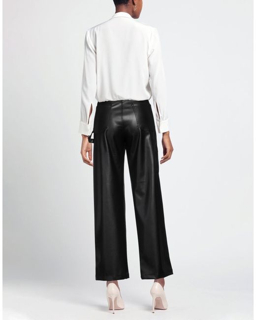 Rag & Bone Black Solid Color Minimalist Straight-Leg Trousers