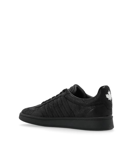 DSquared² Black Boxer Low Up Sneakers for men
