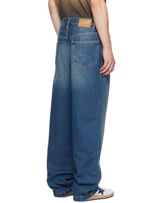 Isabel Marant Blue Jorje Straight-Leg Jeans for men