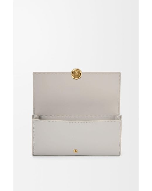 Loewe White Snap Wallet
