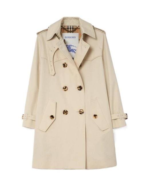 Burberry Natural Summerside Double-Breasted Coat
