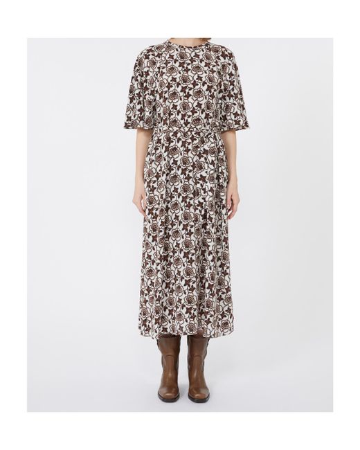 Weekend by Maxmara Natural Silk Crepe De Chine Dress