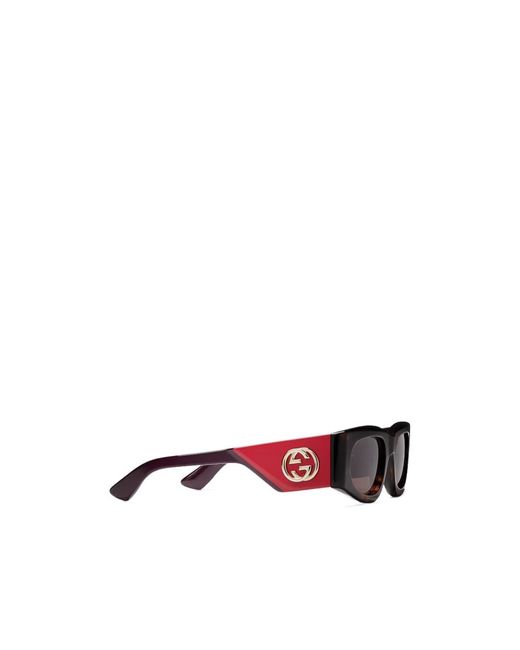 Gucci Multicolor Eyewear Rectangle Frame Sunglasses