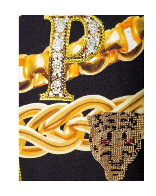 Philipp Plein Black Logo Detail T-Shirt