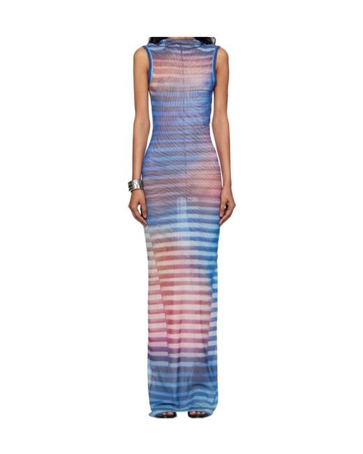 Jean Paul Gaultier Blue The Long Air Dress