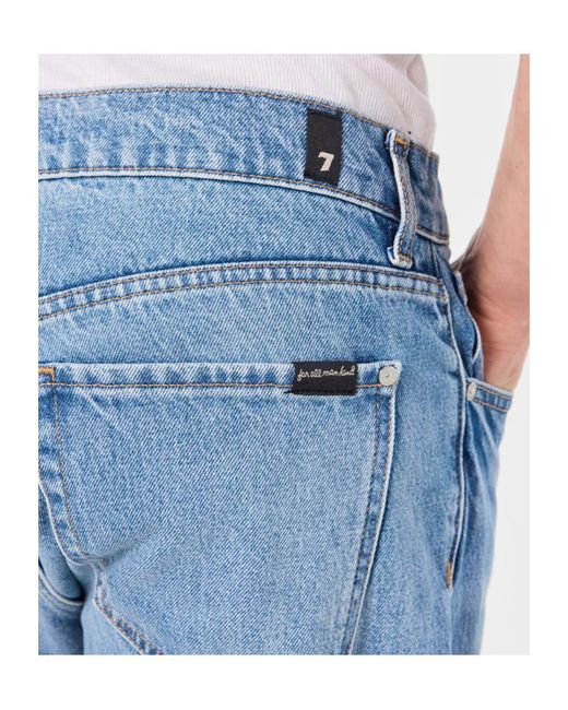7 For All Mankind Blue Belt Loops Jeans for men