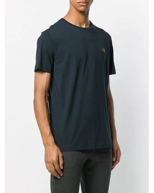 Emporio Armani Green Logo Printed T-Shirt for men