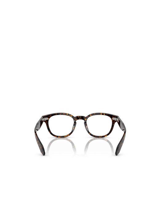 Oliver Peoples White N.01 Square-Frame Glasses for men