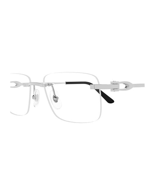 Cartier Multicolor Rimless Glasses for men