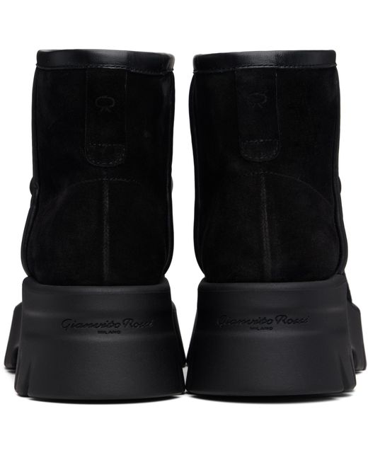 Gianvito Rossi Black Stormy Ankle Boots