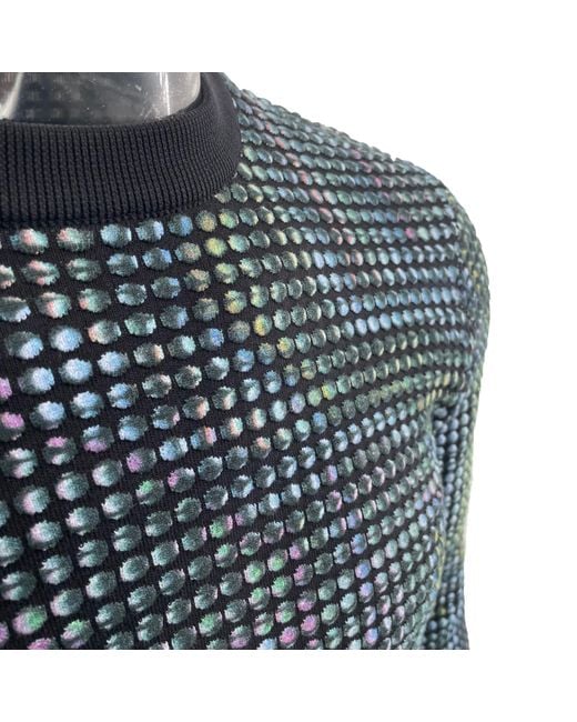 KENZO Blue Round Neck Sweater for men