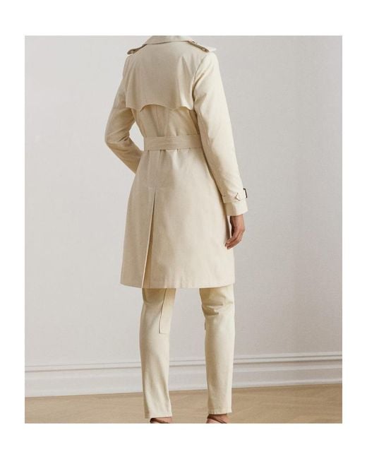 Ralph Lauren Natural Belted Trench-Coat