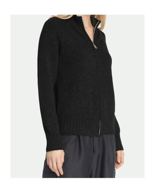 Malo Black Zip Raglan Bomber