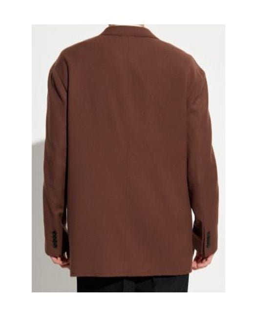 Lanvin Brown Single-Breasted Blazer for men