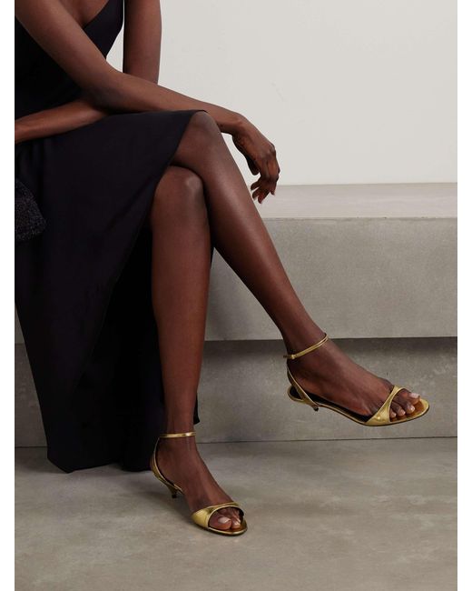 The Row Metallic 35Mm Vika Sandals