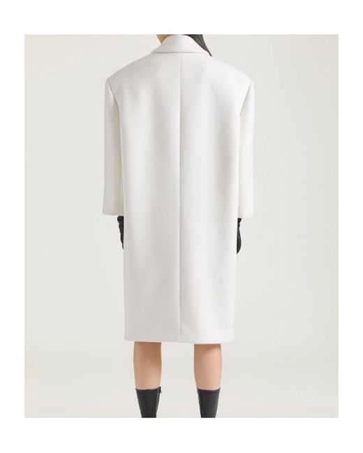 Givenchy White Double Breasted Coat
