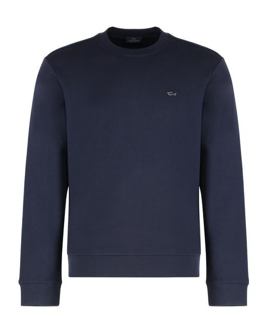 Paul & Shark Blue Long-Sleeved Sweatshirt for men