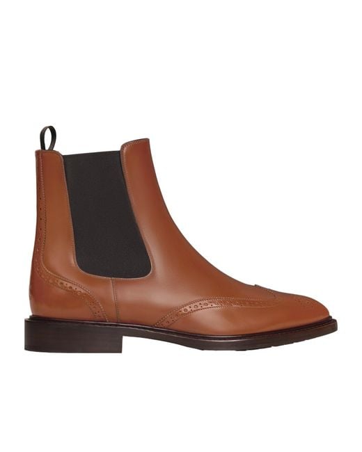 Céline Brown Donavan Chelsea Boot With Brogues for men