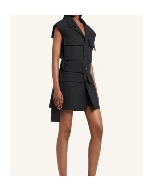Courreges Black Belted Jacket for men