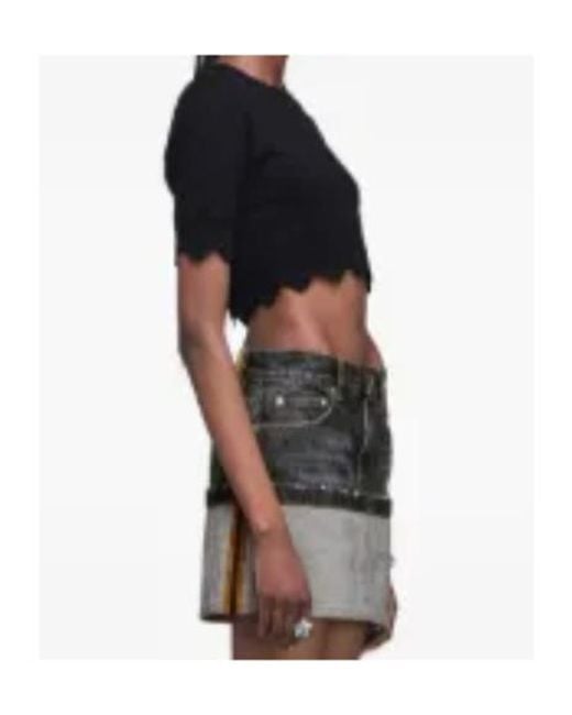 Marc Jacobs Blue Fan-Shaped Edge Top