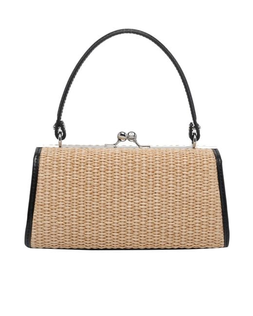 Vivienne Westwood Metallic Woven Frame Shoulder Bag