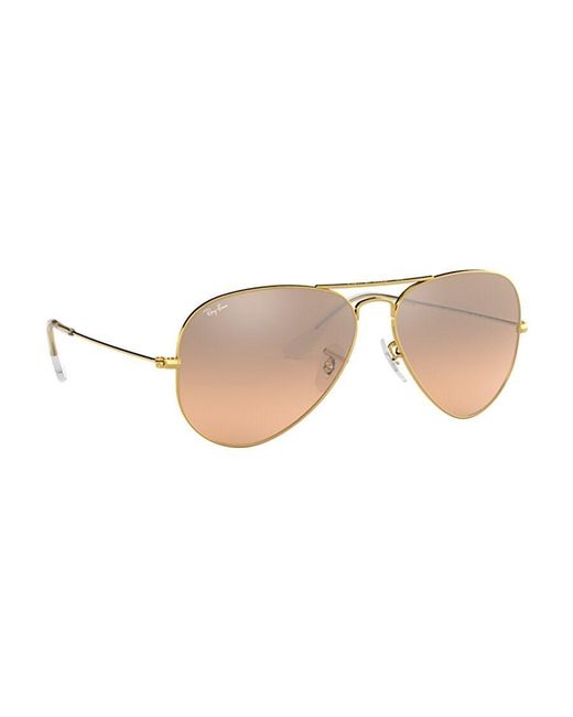 Ray-Ban Pink Aviator Classic Sunglasses for men