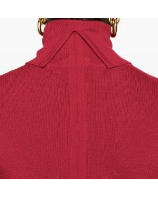 P.A.R.O.S.H. Red P.A.R.O..H. Turtleneck Knit Sweater