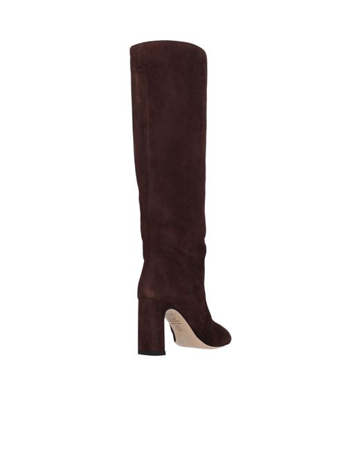 Stuart Weitzman Brown Round-Toed Boots