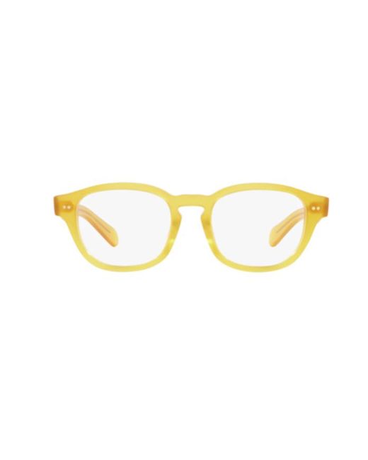 Polo Ralph Lauren Metallic Eyewear Square Frame Glasses for men