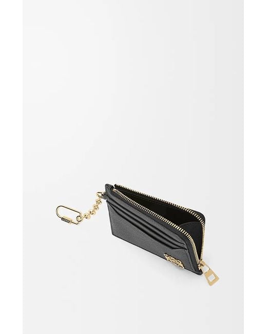 Loewe Black Anagram Square Coin Cardholder