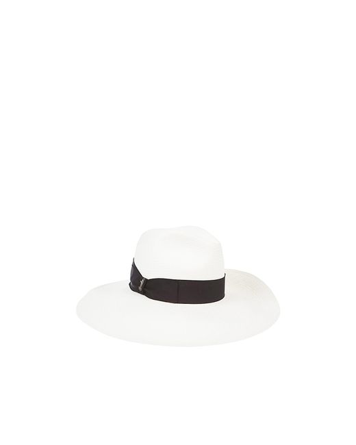 Borsalino White Sophie Panama Hat