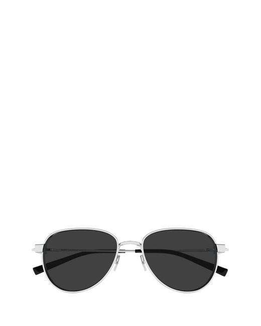 Saint Laurent Black Eyewear Oval Frame Sunglasses for men