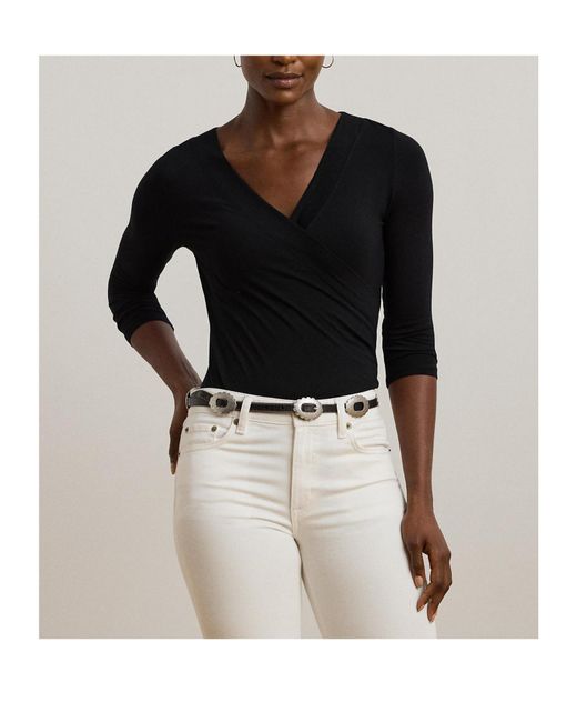Ralph Lauren Black Simple And Elegant Top