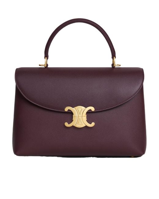 Céline Purple Medium Nino Bag