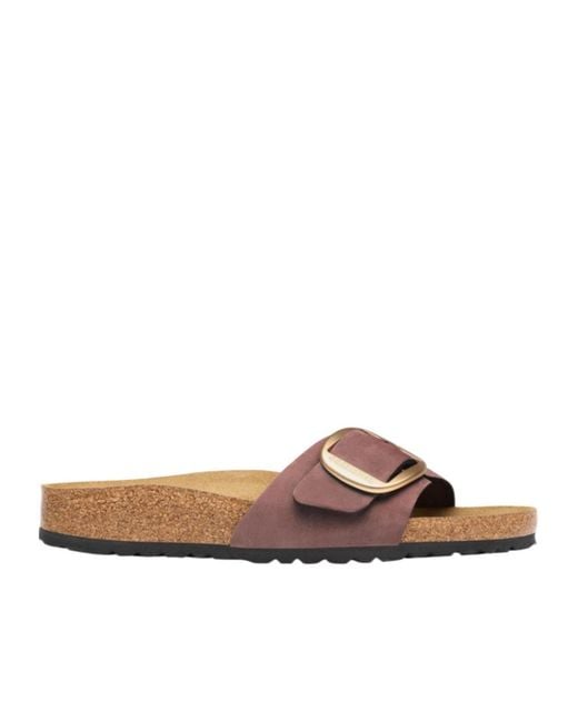 Birkenstock Brown Madrid Big Buckle Sandals for men