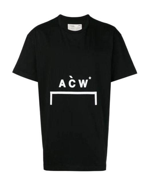 A_COLD_WALL* Black Logo Short-Sleeved T-Shirt for men