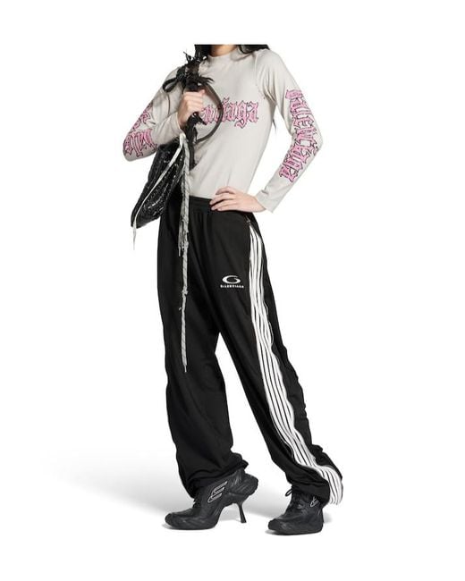 Balenciaga Black Zipped Sweatpants