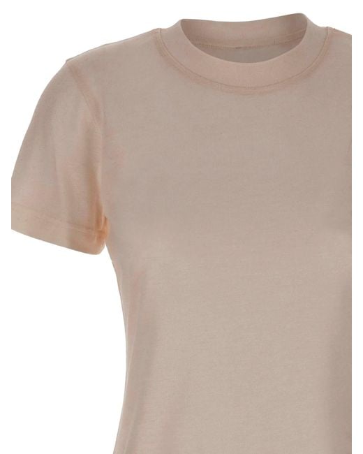 Filippa K Pink Crew Neck T-Shirt