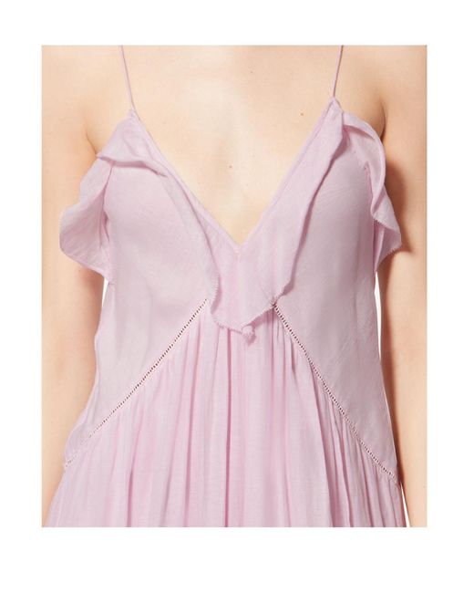 Isabel Marant Pink Dress With Ruffles