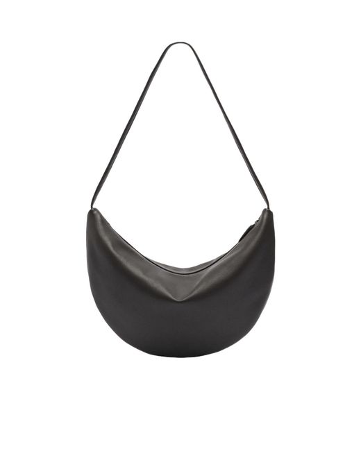 The Row Black Small Izzy Shoulder Bag